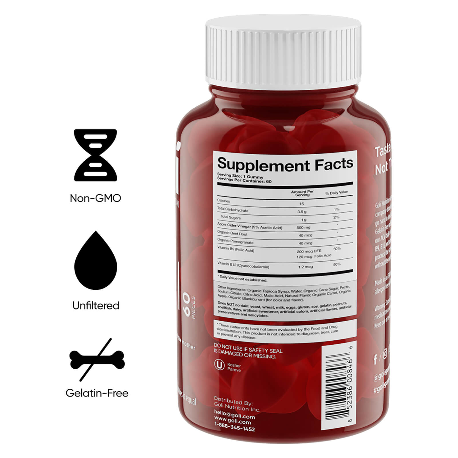 Goli Apple Cider Vinegar Gummies - Image 2